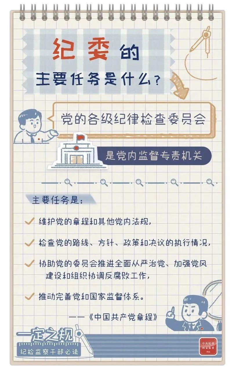 一定之规：纪委的主要任务是什么？